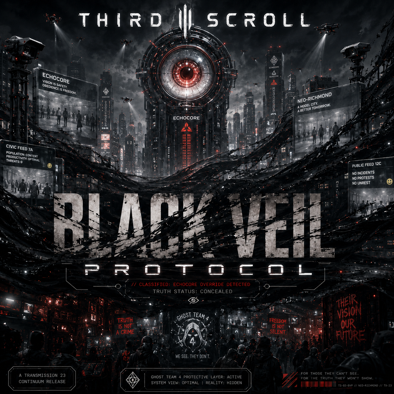 BLACK VEIL PROTOCOL — Transmission 23 · The Fourth Transmission