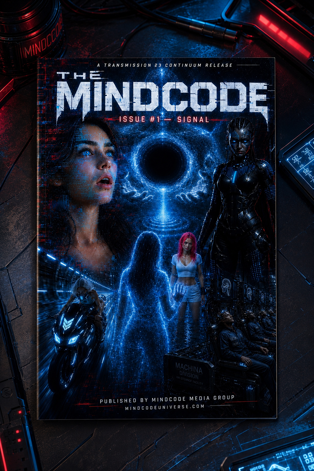 THE MINDCODE — Issue #1 graphic novel cover